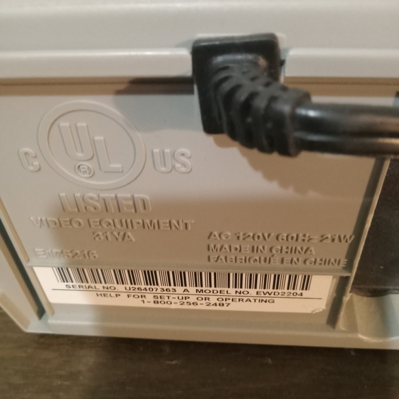 Emerson EWD2204 DVD VCR Combo w/ Remote Tested And Works. - Picture 8 of 10